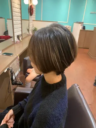 ショート hair make studio abi-ru所属・YURIA 💭🐶のヘアスタイル