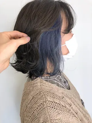 ミディアム カラー ☘️em HAIR 内藤光哉🍀のヘアスタイル