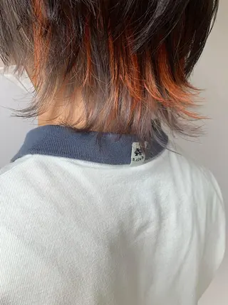 ショート カラー ロングウルフ🤍渋谷 🤍Mizukiのヘアスタイル