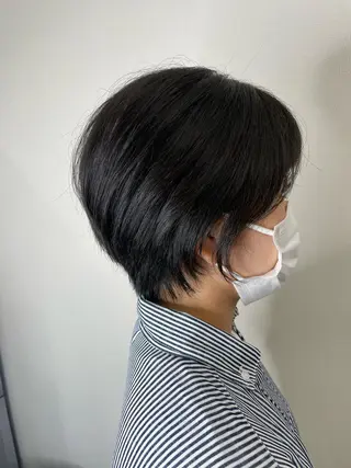 ショート 川畑 大地/波巻きパーマのヘアスタイル