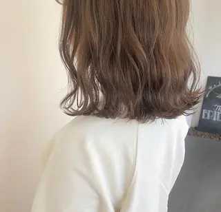 ミディアム カラー GPIP 近藤沙樹のヘアスタイル