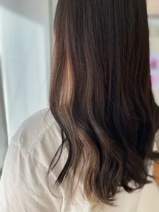 ロング カラー 菊地 美憂のヘアスタイル