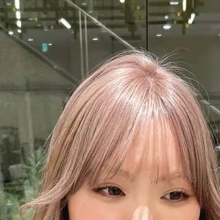 ロング カラー 🇰🇷韓国スタイル /束間まつげ🎀ミキのヘアスタイル