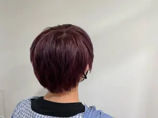ショート カラー メンズ みねぎし ふうかのヘアスタイル