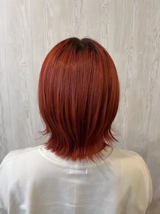 ミディアム カラー 💖縮毛矯正 💖　MISAKIのヘアスタイル