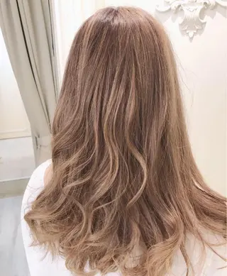 ロング カラー ヘアアレンジ ✨韓国風カット/艶髪 カラー✨yumeのヘアスタイル