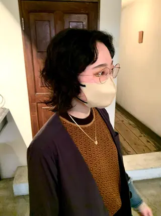 ミディアム パーマ room3小出 奈央子のヘアスタイル