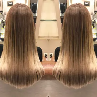 セミロング カラー パーマ ヘアアレンジ 🫧代表/新宿駅近/ 限定価格🫧田辺貴裕のヘアスタイル