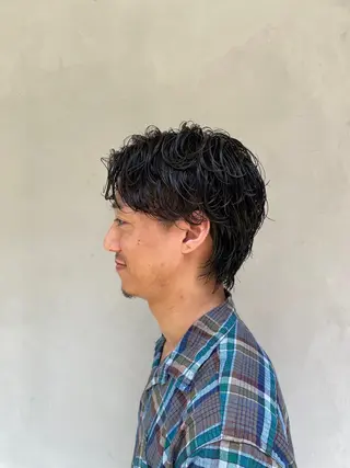 パーマ メンズ 畠山 渚のヘアスタイル