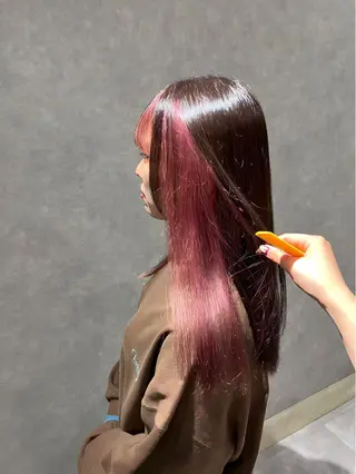 ロング ☘️艶カラー➕ レイヤー maya☘のヘアスタイル