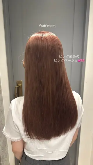 セミロング Earth高円寺店所属・🎀LUNA🎀 model募集のヘアスタイル