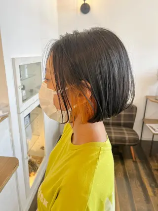 ミディアム カラー 伊藤ゆかり/髪質改善 /透明感カラーのヘアスタイル