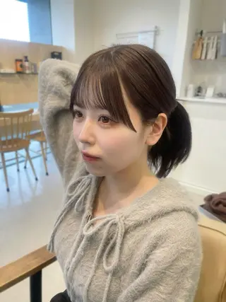 ロング かずや🍀/髪質改善 /艶髪カラー/眉毛のヘアスタイル