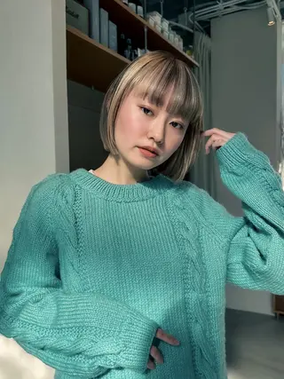 ミディアム yelm (official)のヘアスタイル