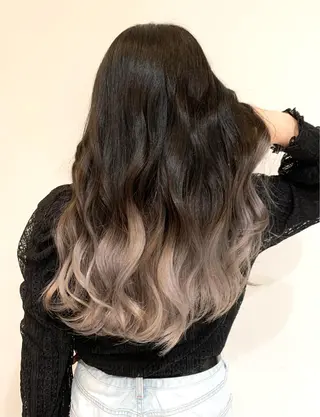 ロング カラー 無料カットモデル募集 スタイリスト石井大夢のヘアスタイル