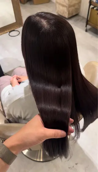 セミロング 齊藤 優のヘアスタイル