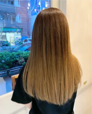 セミロング カラー ヘアアレンジ 💛髪質改善/透明感 カラー🧡reikaのヘアスタイル