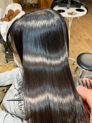 ミディアム カラー brote所属・髪質改善/山根勇平 /完全マンツーマンのヘアスタイル