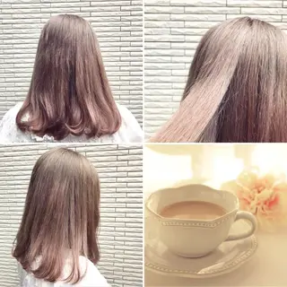 ミディアム カラー "PEPPU "所属・派手髪、ハイトーン ショートヘアShinのヘアスタイル