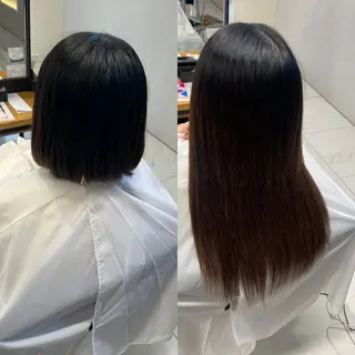 ロング りおな/エクステ /ミルクティーカラーのヘアスタイル