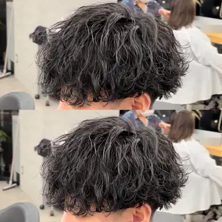 パーマ メンズ 🔥メンズカット＋ パーマの達人🔥のヘアスタイル