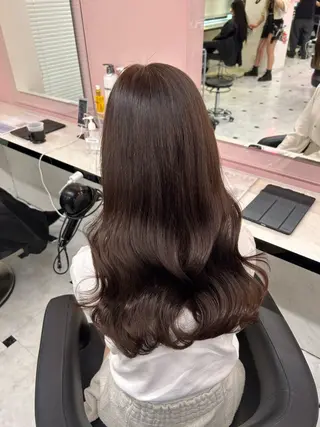 ロング カラー ヘアアレンジ 💖うる艶カラー💖 モデル募集💖のヘアスタイル