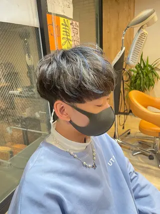 ショート カラー 髪質改善/ブリーチ 田代 龍我のヘアスタイル