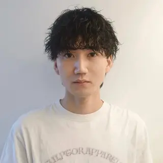 パーマ メンズ ハイトーン/パーマ/ メンズ / 櫻本🌐のヘアスタイル