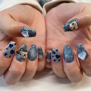 ネイル 💎🐰 saki. m 🐰💎のネイルデザイン