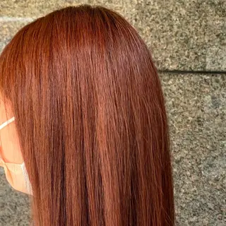 カラー 韓国レイヤー🪽 耳ツボジュエリーのヘアスタイル