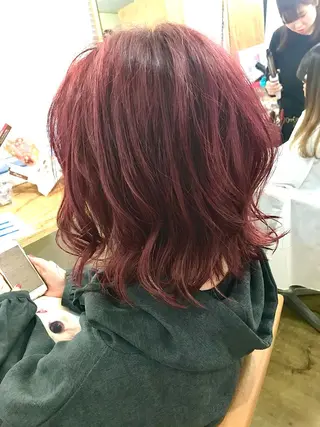 ミディアム カラー 💎髪質改善💎 デザイナーshinのヘアスタイル