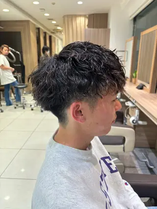 パーマ メンズ 波巻き・カルマ パーマ特化/aoiのヘアスタイル