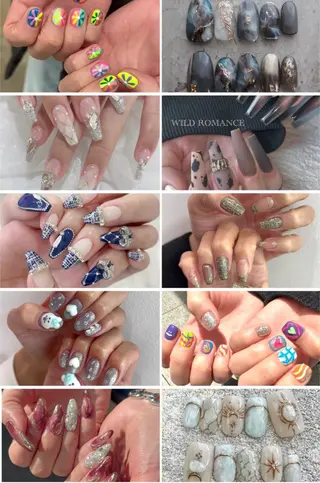 ネイル マツイ ハルカのヘアスタイル