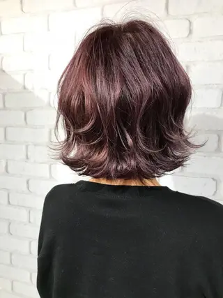 ミディアム エクステ（レミー毛） NINEのヘアスタイル
