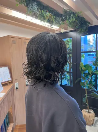 ミディアム 🪽ナチュラルヘア* 大下唯奈🪽🫧のヘアスタイル