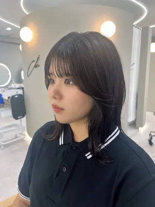 ミディアム くびれボブ🎀 くびれミディアム🎀のヘアスタイル