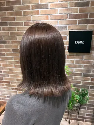 ミディアム カラー Delta所属・🎀津曲 夏希🎀のヘアスタイル