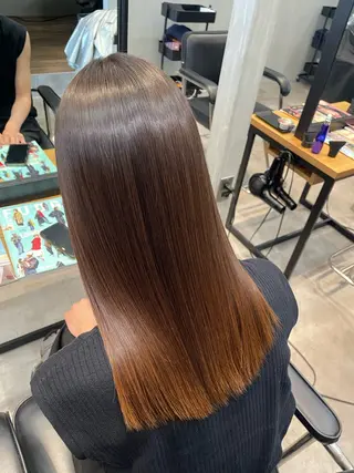 ロング 唐川 晟亜のヘアスタイル