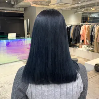 ロング カラー 森田 温のヘアスタイル