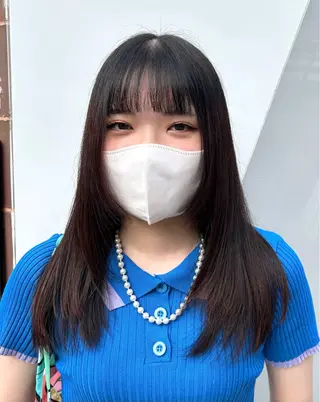 ロング ちょめ/八王子 ZEST emuのヘアスタイル