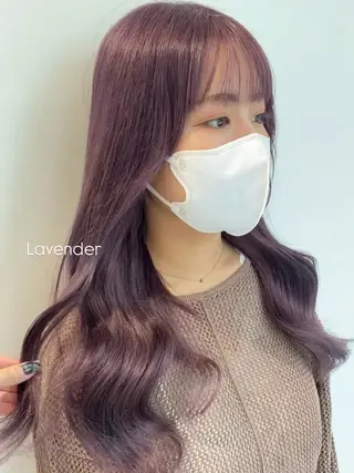 セミロング カラー 🪐美髪✖️艶カラー 加野彩果🪐のヘアスタイル