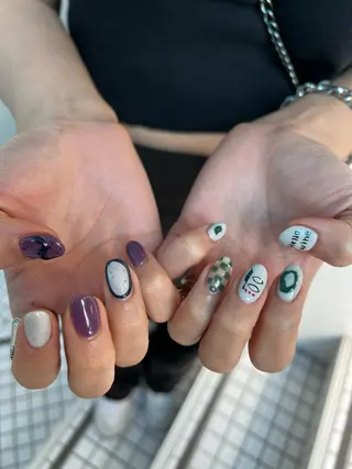 ネイル 【韓国ヘア・ネイル】 HINATA🍒のネイルデザイン