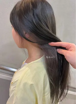 ロング カラー 髪質改善 / 透明感 カラー / 冨成のヘアスタイル