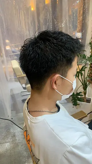 パーマ メンズ putri 川邉 優花のヘアスタイル