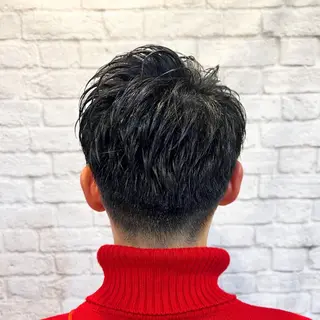 ショート カラー パーマ ヘアアレンジ メンズ メンズカット/パーマ 山崎航平💈のヘアスタイル