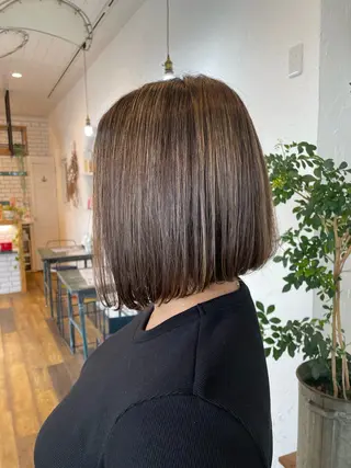 ミディアム カラー 🌸小掛🌸 豊橋外国人風カラーのヘアスタイル