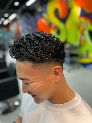 ショート パーマ メンズ 錦糸町/Men's cutパーマ石川史弥のヘアスタイル