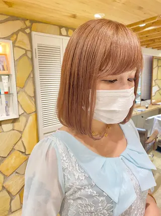 ショート カラー kawabe maikoのヘアスタイル