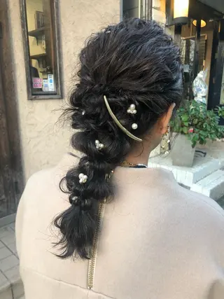 セミロング 國次 夕貴のヘアスタイル