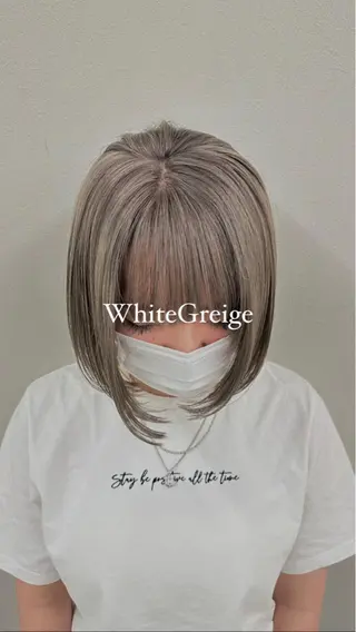 ショート 🫧ペール系カラー /デザイン秀喜🫧のヘアスタイル